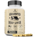 Grass Fed Beef Liver Capsules,Digestion,Immunity,Non-GMO,Freeze Dried Liver Health Supplement