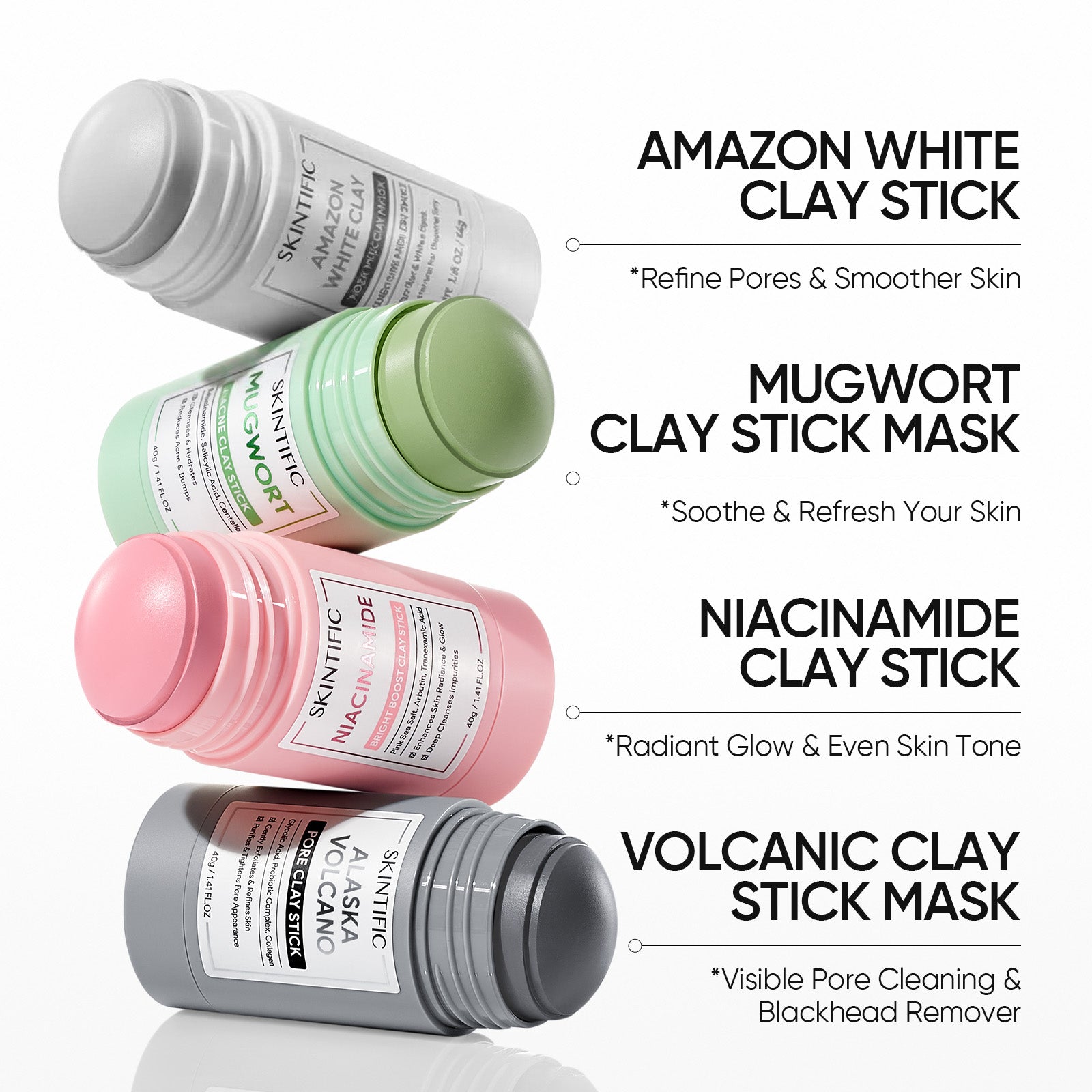 Alaska Volcano Pore Clay Stick