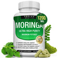 Moringa Capsules 1200mg — Immune & Digestive Superfood (90 Capsules)