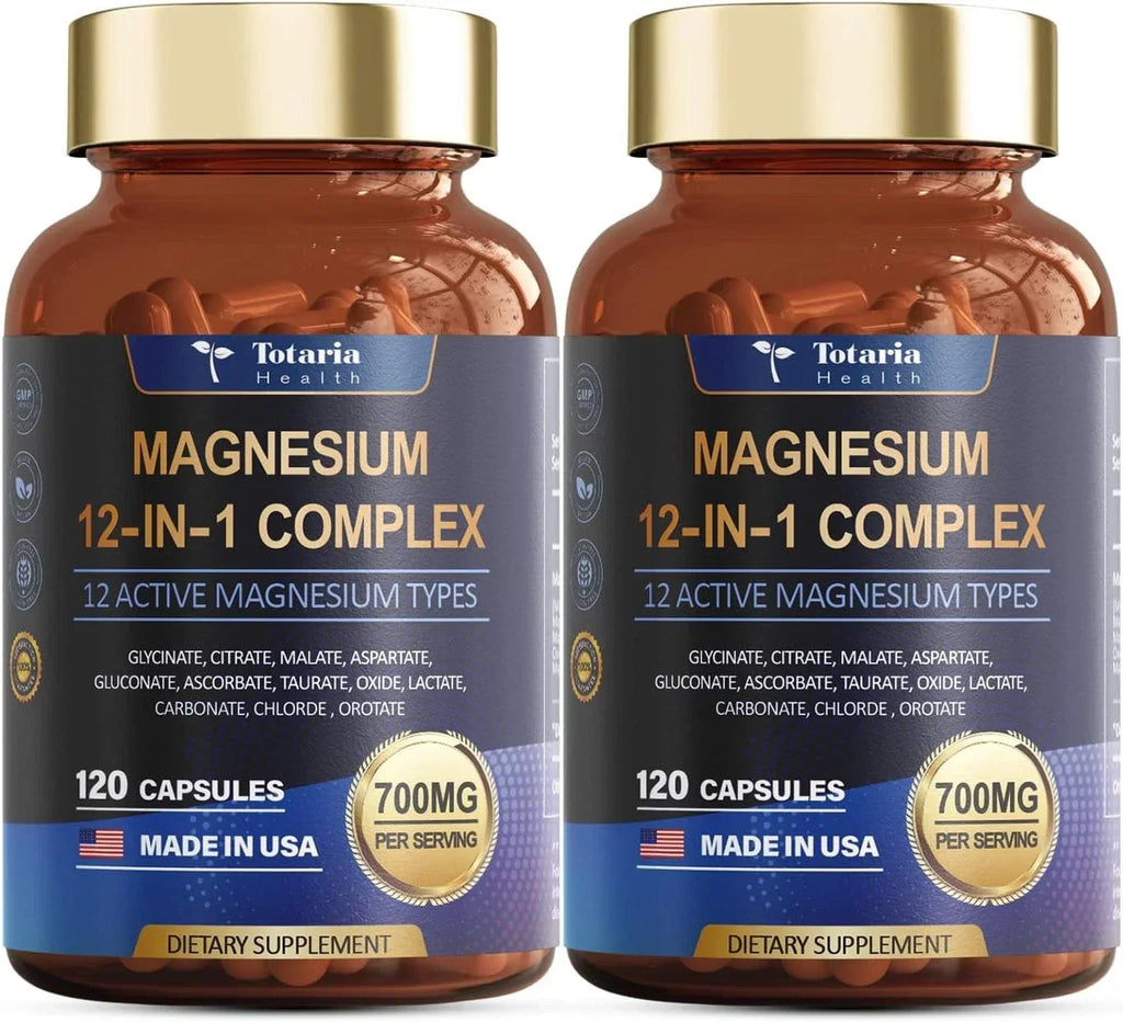 Magnesium 12 in 1 Complex 700mg - Glycinate Citrate Malate Taurate.4